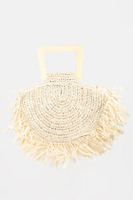 Straw Fringe Handbag