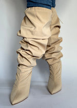 Montage Slouch Boot (Beige)