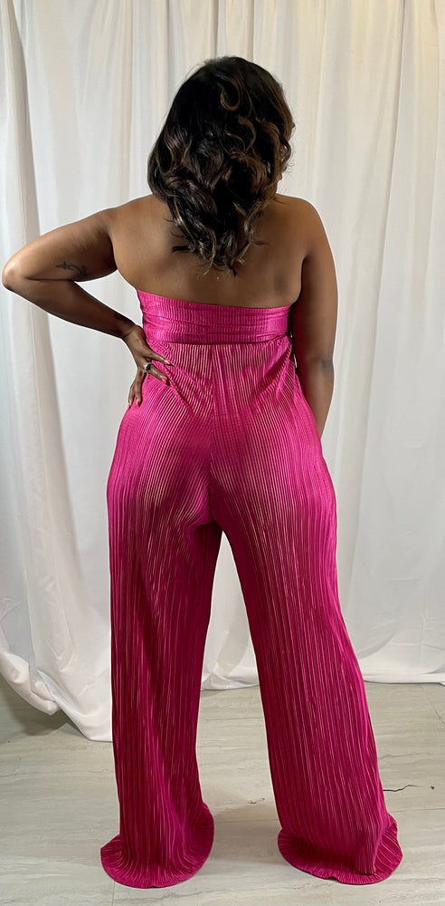 Second Look Romper (Fuchsia)