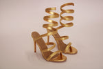 Santana Wrap Heel (Gold)