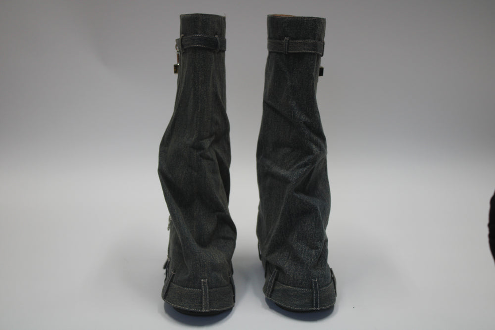 Brooke Denim Boot (Camel)