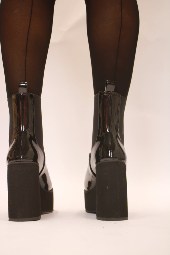Patent leather Denver Boot