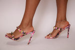 Kyla Heel (Pink Print)