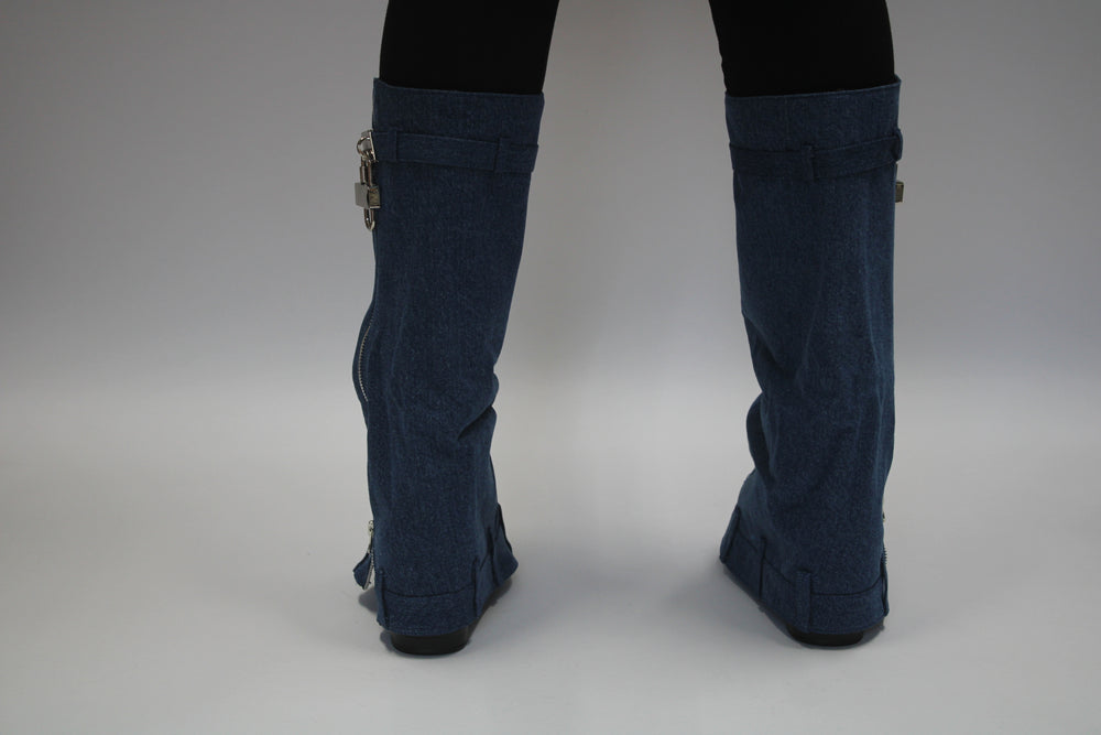 Brooke Denim Boot (Denim)