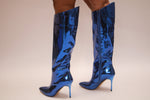 Metallic Stiletto Boot