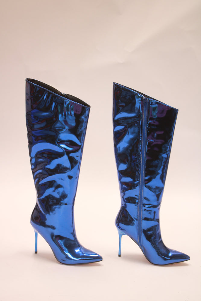 Metallic Stiletto Boot