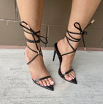 Laurent Lace Up Heel(Black)
