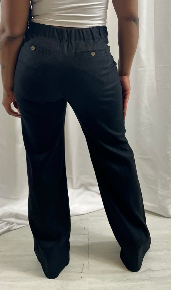 The Perfect Linen Pant (Black)