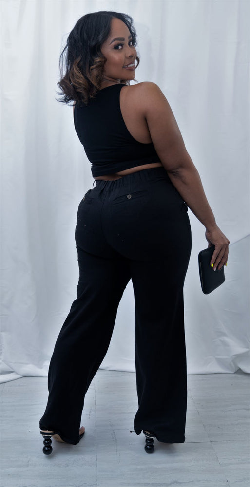 The Perfect Linen Pant (Black)