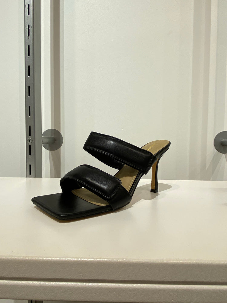 Double Strapped Mule Heels